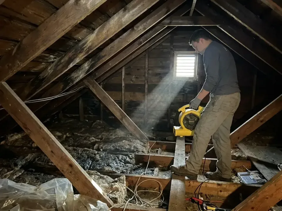 attic-water-damage-drying-proc-007 — frequently asked questions, Emergency Water Extraction & 24/7 Flood Response in Eunice,…